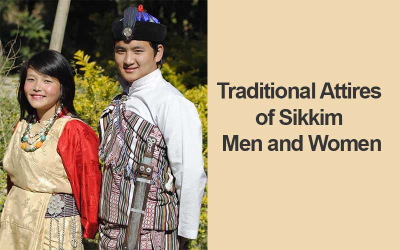 Yangden Lepcha and Phurjay Lepcha wearing traditional clothing walk over  the river Rongyong in North Sikkim, India. (Photo by Ami Vitale) |  Editorial picture agency Felix Features
