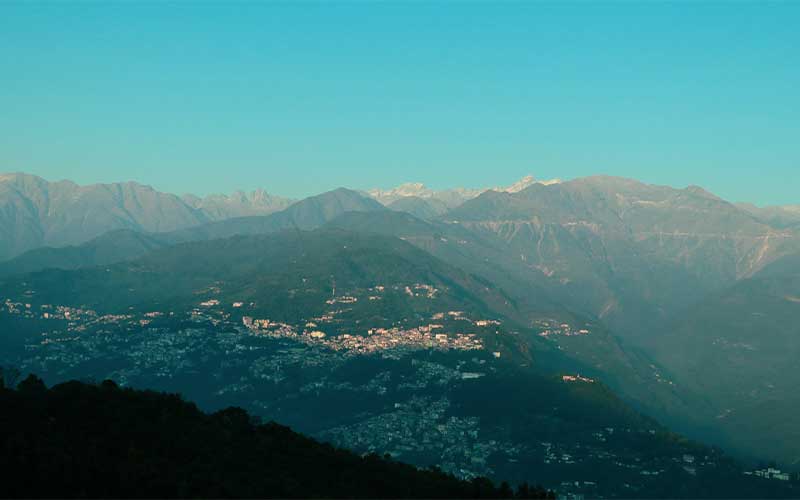 view-of-the-Gangtok-city